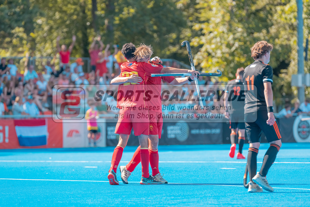 HK_20230711_101300 | Euro Hockey MU18 Spain vs Netherlands Championship Girls &amp; Boys am 11.7.2023 CHTC , Krefeld ,