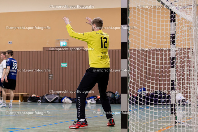 Handball I Herren I Saison 2025-2026 I SHSE Manfred-Frank-Pokal I Viertelfinale I HSG Kalkberg 06 II - HSG Kalkberg 06 126 | Bastian Krügel (12, HSG Kalkberg 06) - Realisiert mit Pictrs.com