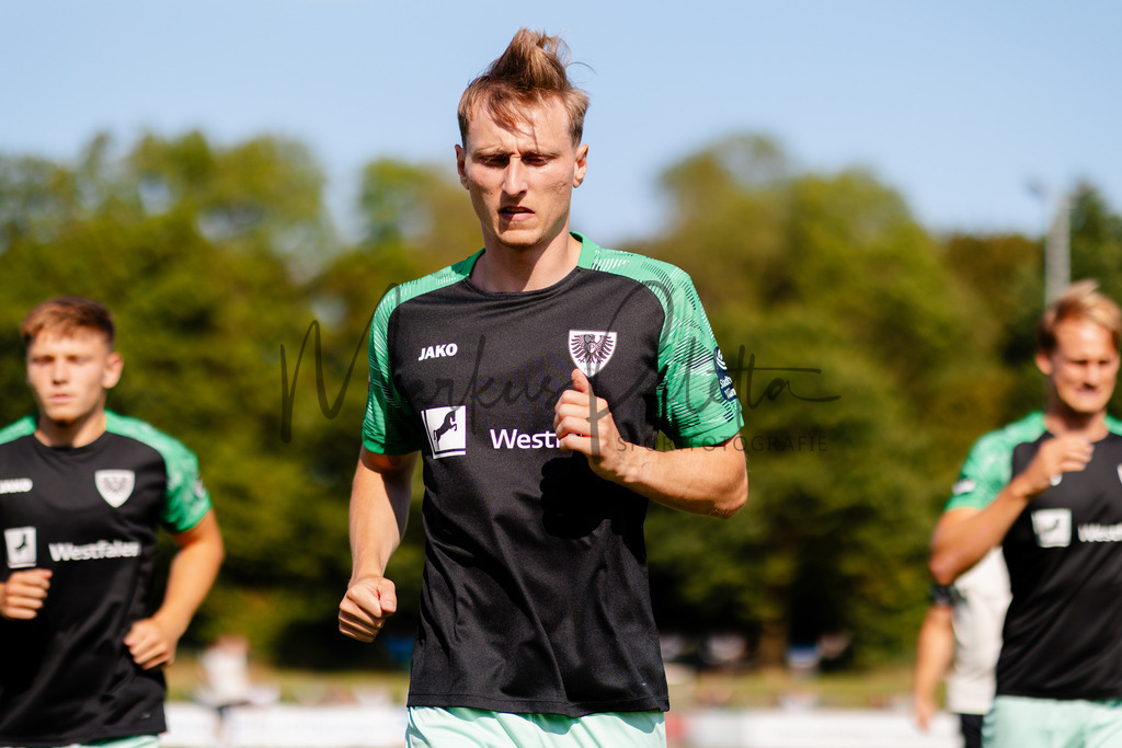 Testspiel, Saison 2026/27: SC Preußen Münster - Kickers Emden | Billerbeck, 10.07.2026: Testspiel, SC Preußen Münster gegen Kickers Emden auf der Anlage des DJK Billerbeck in Billerbeck. Foto: sportfotografie.ms | Markus Paletta - Realisiert mit Pictrs.com