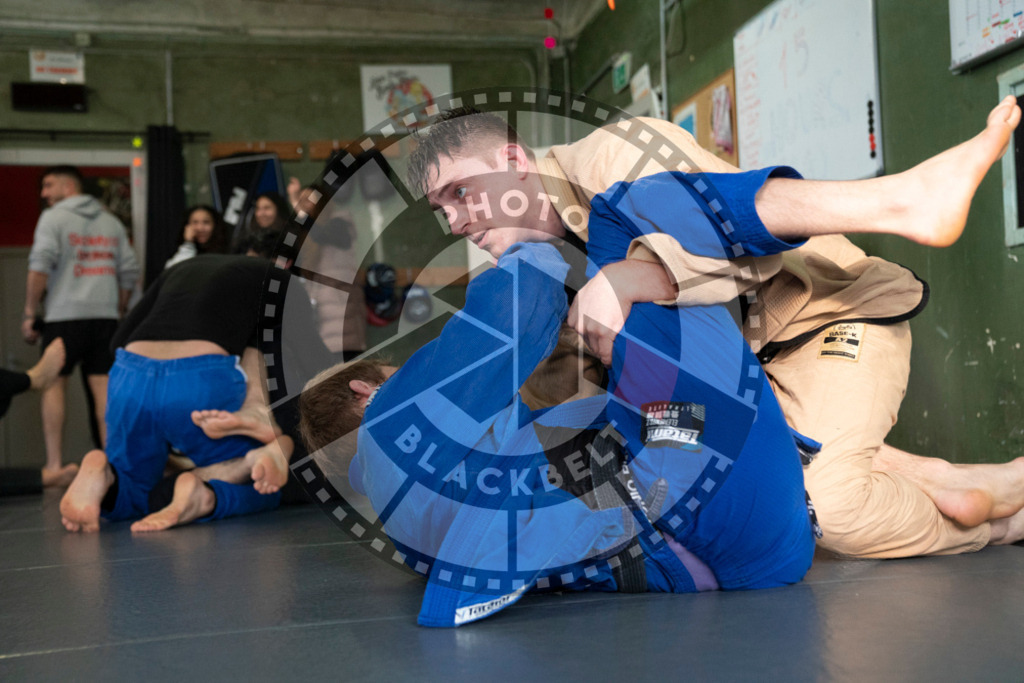 20240413PBB7137 | Fighters compete during the Grapplethon 24hours of rolling for a reason in Hamburg, Germany, on April 13, 2024.