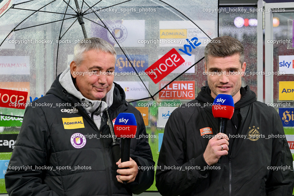 Austria Klagenfurt vs. SK Rapid 10.3.2024 | Headcoach Austria Klagenfurt Peter Pacult, Headcoach SK Rapid Robert Klauß
