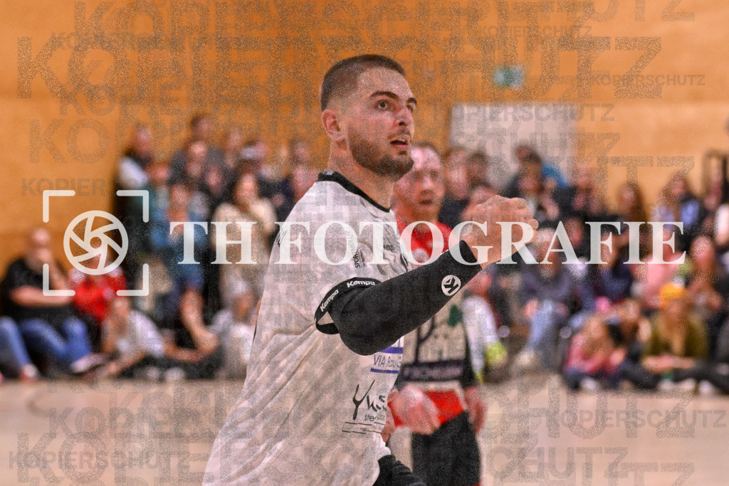 GER, SG Maulburg/Steinen - HSG Dreiland, Handball, Landesliga Suedbaden, 4. Spieltag, Saison 2024/2025, 12.10.2024 | Clirim Maraj (HSG Dreiland, #13)GER, SG Maulburg/Steinen - HSG Dreiland, Handball, Landesliga Suedbaden, 4. Spieltag, Saison 2024/2025, 12.10.2024Foto: TH Fotografie/Thomas Hess