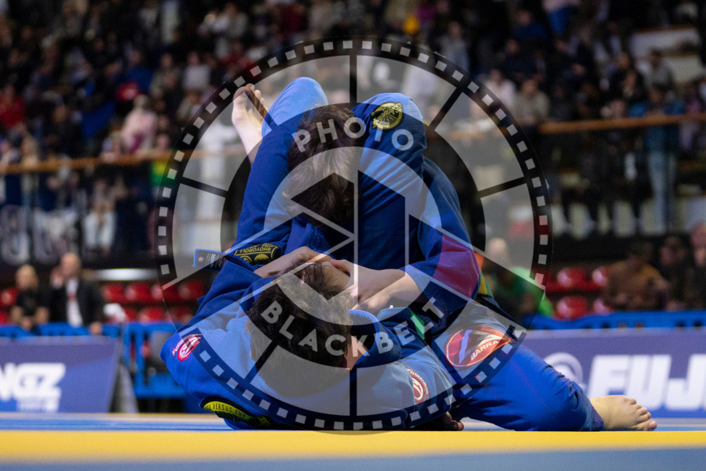 20240119PBB1539 | Fighters compete during the IBJJF European Championship in Paris, France, on January 19, 2024.