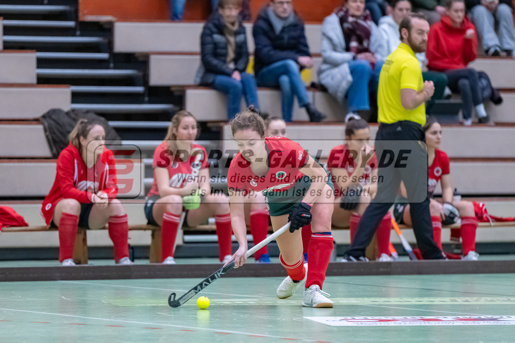 HK_20240114_108042 | 1. Bundesliga Damen Crefelder HTC - Uhlenhorst Mülheim am 14.1.2024 Halle Glockenspitz, Krefeld , Schneider Johanna ( Crefelder HTC #14 )