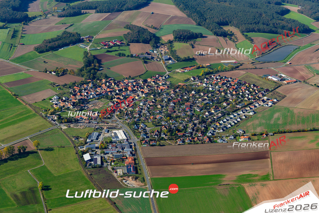 Das Luftbild der Stadt Steppach wurde 2019 vom Flugzeug heraus erstellt (keine Drohne) Aufnahmehöhe ca.400 Meter- hohe Auflösung- beste Druck-Qualität garantiert!
