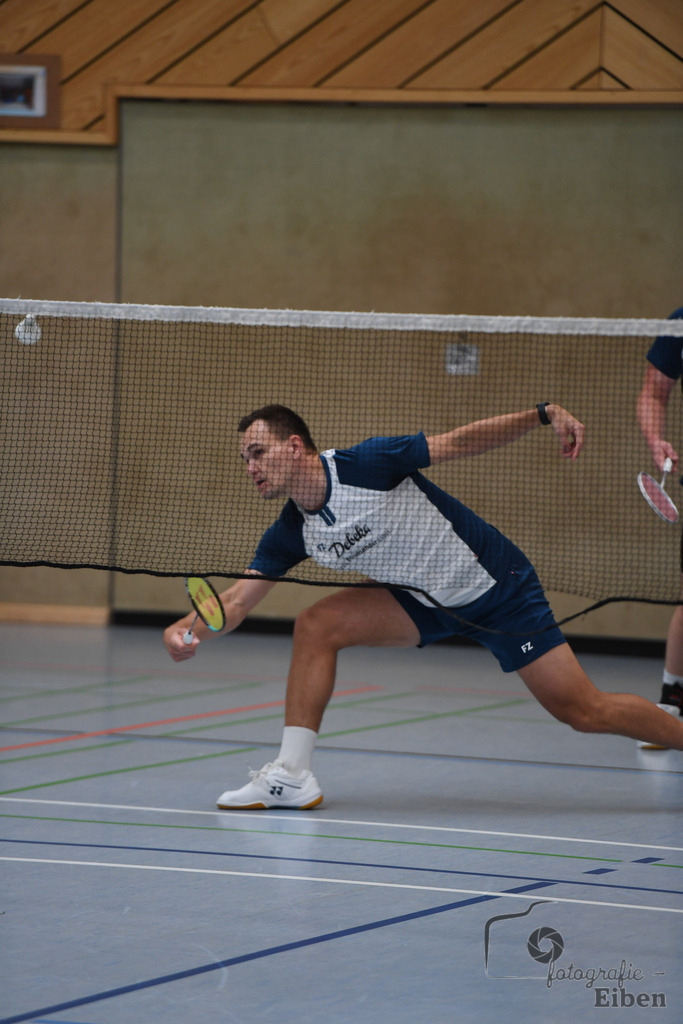 Badminton TV Metjendorf | Herren Doppel, Frank Juchim und Tim Struckenschneider; Badminton TV Metjendorf am 26.10.2025 in Metjendorf (Sporthalle Auf dem Kamp); Photo: Philip Eiben 2025 - Realisiert mit Pictrs.com