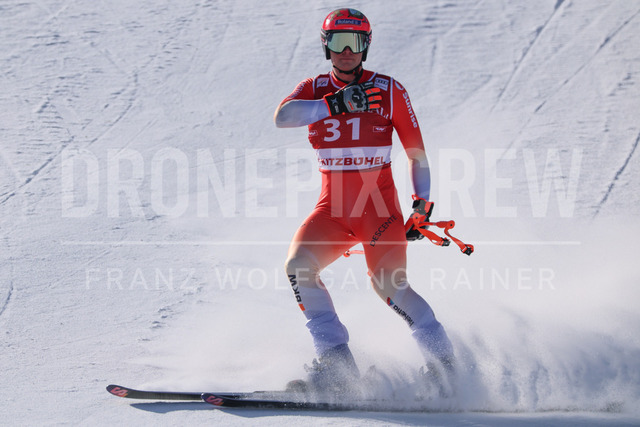 Audi FIS Ski World Cup: Men’s Slalom – Hahnenkamm Race, Kitzbuehel | Kitzbuehel, Austria, 25.Jan.26 - Alpine Skiing - FIS World Cup, Hahnenkamm Race, Slalom, men. The image shows BOISSET Arnaud (SUI, Salomon).