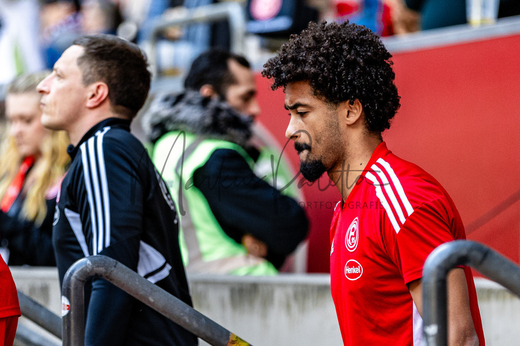 Fortuna Düsseldorf vs. Karlsruher SC | Düsseldorf, 30.04.2023: 2. Bundesliga, 30. Spieltag, Fortuna Düsseldorf gegen Karlsruher SC in der Merkur Arena in Düsseldorf. Foto: sportfotografie.ms | Markus Paletta - Realisiert mit Pictrs.com