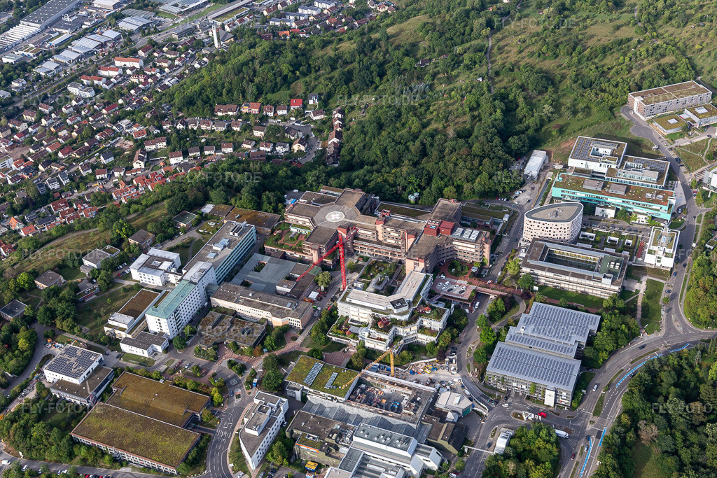 Luftbild: Universitätsklinikum Tübingen in Tübingen im Bundesland Baden-Württemberg in Deutschland. Foto: IMG_008528.jpg vom 27.08.2020 durch Werner Riehm/FLY-FOTO.de