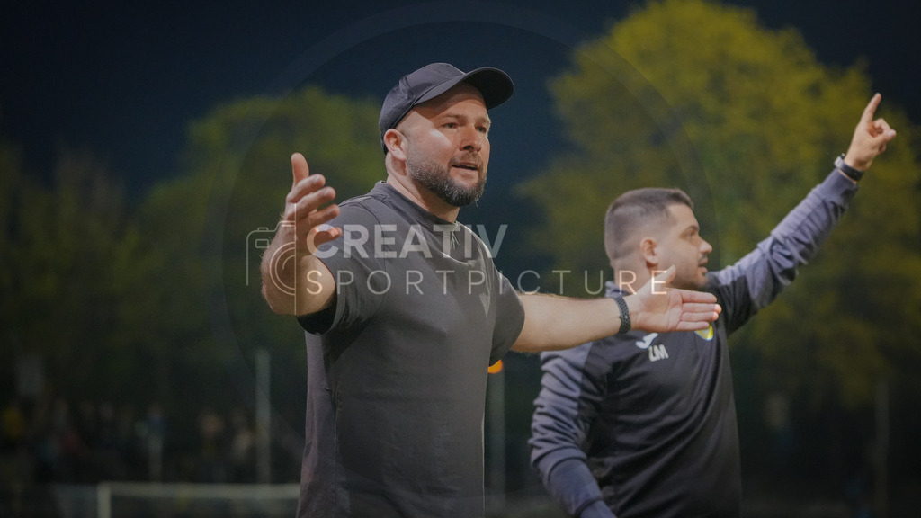 Fußball, Herren, Saison 2025/2026, Regionalliga Nordost, 30. Spieltag, FSV 63 Luckenwalde vs. SV Babelsberg 03, Freitag 17.04.2026, Karl-Liebknecht-Stadion Potsdam | Fußball, Herren, Saison 2025/2026, Regionalliga Nordost, 30. Spieltag, FSV 63 Luckenwalde vs. SV Babelsberg 03, Freitag 17.04.2026, Karl-Liebknecht-Stadion Potsdam, Im Bild: Michael Braune (Trainer Luckenwalde) - Realisiert mit Pictrs.com