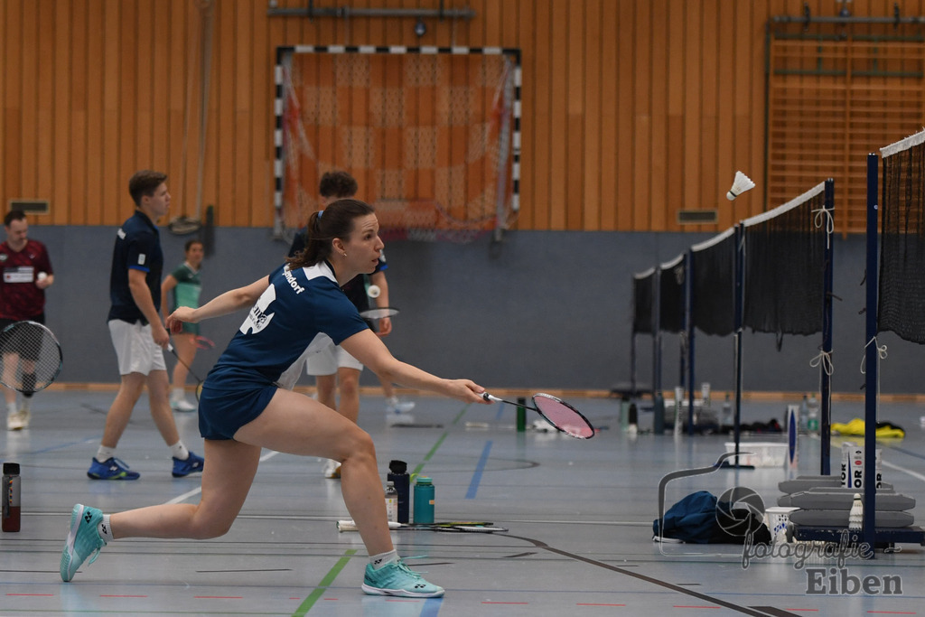 Badminton TV Metjendorf | Frauen Doppel, Wiebke Schwetje und Kira Veldmann; Badminton TV Metjendorf am 26.10.2025 in Metjendorf (Sporthalle Auf dem Kamp); Photo: Philip Eiben 2025 - Realisiert mit Pictrs.com