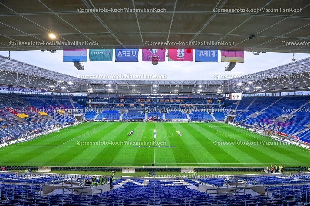 DFB10102501006 | 10.10.2025, Fußball, Länderspiel, Deutschland - Luxemburg, UEFA WM-Qualifikation, 2025/2026, Gruppe A, PreZero Arena in Sinsheim: Innenansicht Spielstätte Übersichtsbild Innenraum DFB regulations prohibit any use of photographs as image sequences and or quasi-video.