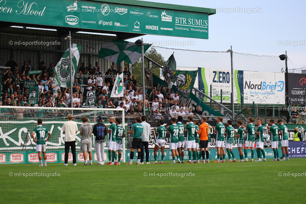 Fußball I Herren I Saison 2025/2026 I Regionalliga Nord I 10. Spieltag I VfB Lübeck - FSV Schöningen | ml-sportfotografie - Realisiert mit Pictrs.com