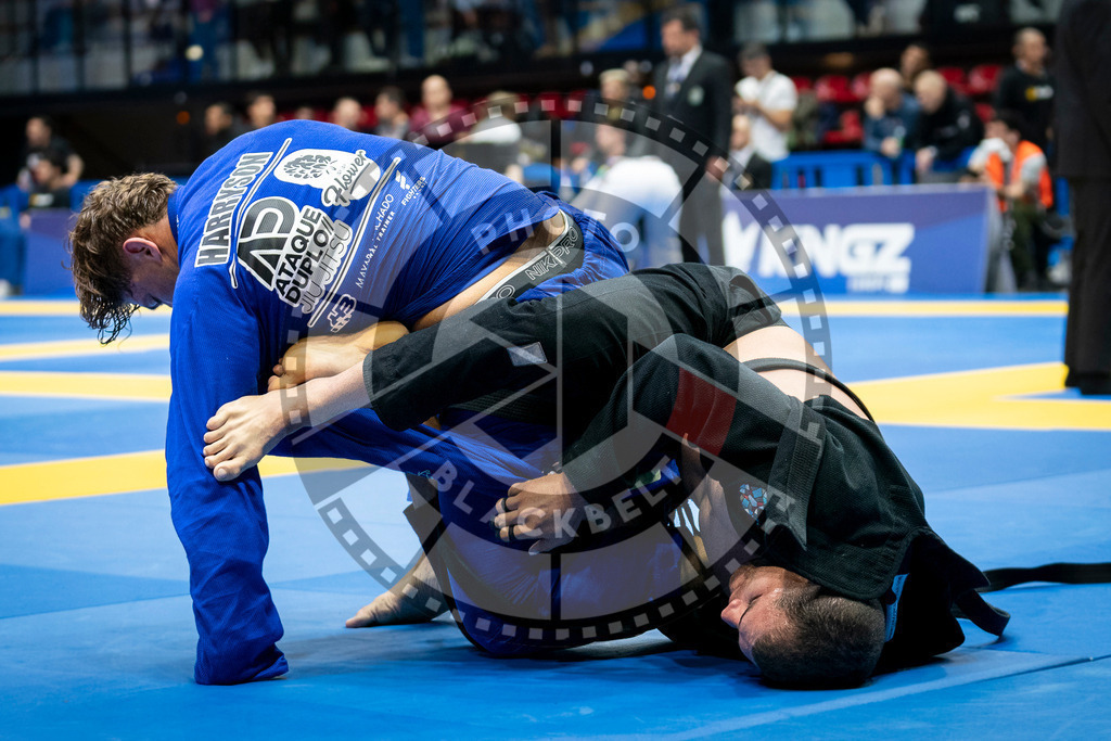 20240126PBB0626 | Fighters compete during the Brazilian Jiu-Jitsu European Championship of the IBJJF in Paris, France, on January 26, 2024.