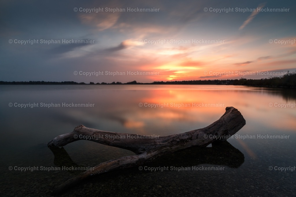 Sonnenuntergang am See | Sonnenuntergang am Mandichosee - Realisiert mit Pictrs.com