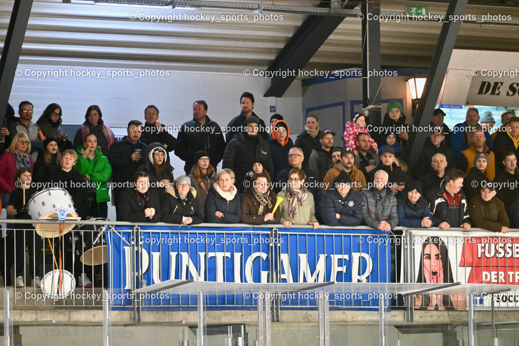 ESC Steindorf vs. EC Hornets Spittal 25.2.2024 | Besucher Ossiachersee halle, ESC Steindorf vs. EC Hornets Spittal 25.2.2024, ESC Steindorf vs. EC Hornets Spittal 25.2.2024 am 25.02.2024 in Steindorf (Ossiachersee Halle), Austria, (Photo by Bernd Stefan)