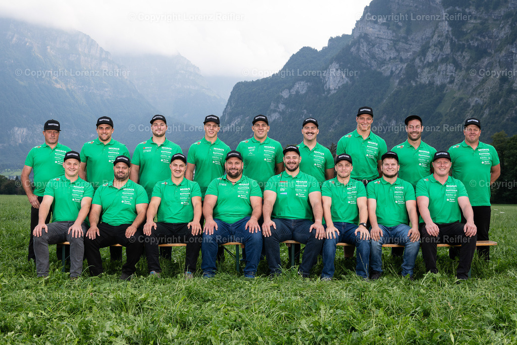 Schwingen -  ESAF Team NOSV 2025 | Mollis, 22.8.25, Schwingen - ESAF Team NOSV.Kanton Zürich mit Betreuer