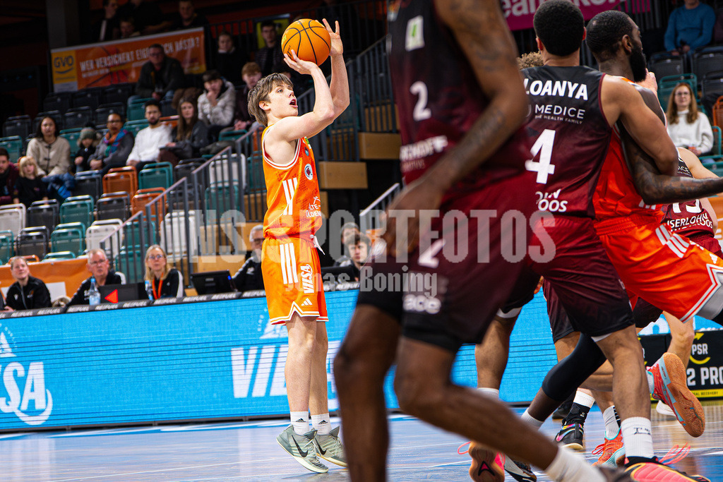 Basketball I Herren I Saison 2025-2026 I ProB Nord I 21. Spieltag I Rasta Vechta II - Iserlohn Kangaroos I 2901 | Epke Kruthaup (2, RASTA Vechta II) - Realisiert mit Pictrs.com