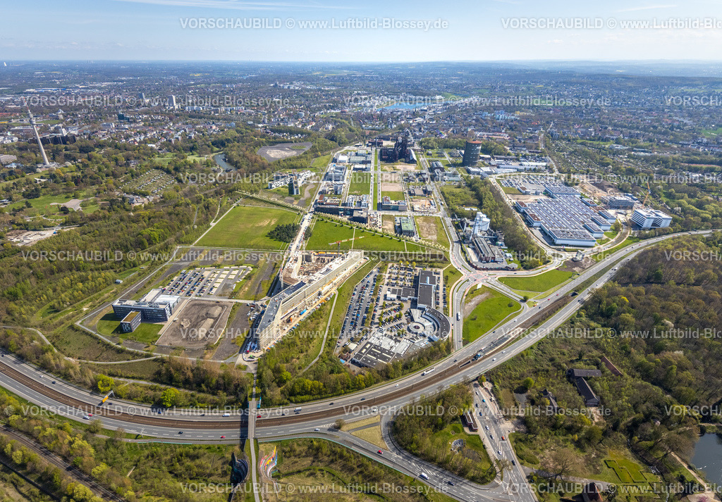 Dortmund230401746 | Luftbild, Phoenix-West Gewerbegebiet, Baustelle Materna Hauptzentrale, Hörde, Dortmund, Ruhrgebiet, Nordrhein-Westfalen, Deutschland