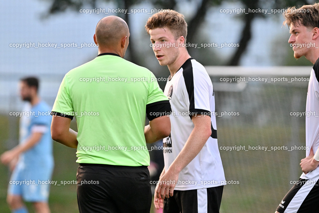 SV Spittal vs. SVG Bleiburg | Edin Avdic Referee, #39 Fabian Hoi SV Spittal, SV Spittal vs. SVG Bleiburg, SV Spittal vs. SVG Bleiburg am 14.08.2024 in Spittal an der Drau (Goldeck Stadion), Austria, (Photo by Bernd Stefan)