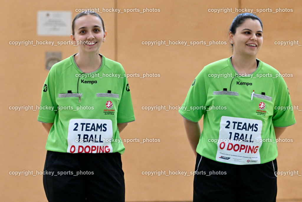 SC Ferlach Damen vs. Union Korneuburg 14.10.2023 | HOFMARCHER Lena Referee, UGARKOVIC Dragana Referee