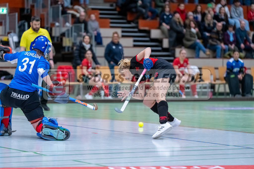 HK_20241214_100080 | 2. Bundesliga Halle Damen Crefelder HTC - DSD Düsseldorf am 14.12.2024 Halle Glockenpitz, Krefeld ,