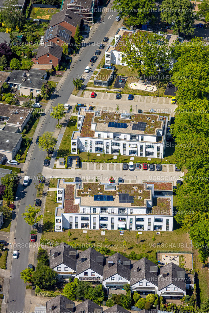 Hamm250500343Schuetzenstrasse | Luftbild, Neubaugebiet Schützenstraße, Dachbegrünung, Hamm , Ruhrgebiet, Nordrhein-Westfalen, Deutschland