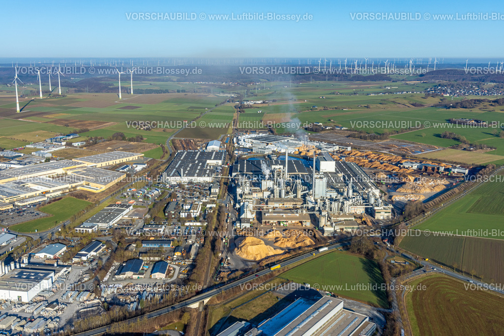 Brilon260104615 | Luftbild, EGGER Holzwerkstoffe Brilon GmbH, Gewerbegebiet Ostring, Brilon, Sauerland, Nordrhein-Westfalen, Deutschland