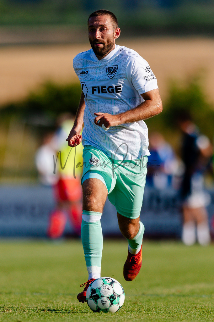 Testspiel, Saison 2026/27: SC Preußen Münster - Kickers Emden | Billerbeck, 10.07.2026: Testspiel, SC Preußen Münster gegen Kickers Emden auf der Anlage des DJK Billerbeck in Billerbeck. Foto: sportfotografie.ms | Markus Paletta - Realisiert mit Pictrs.com