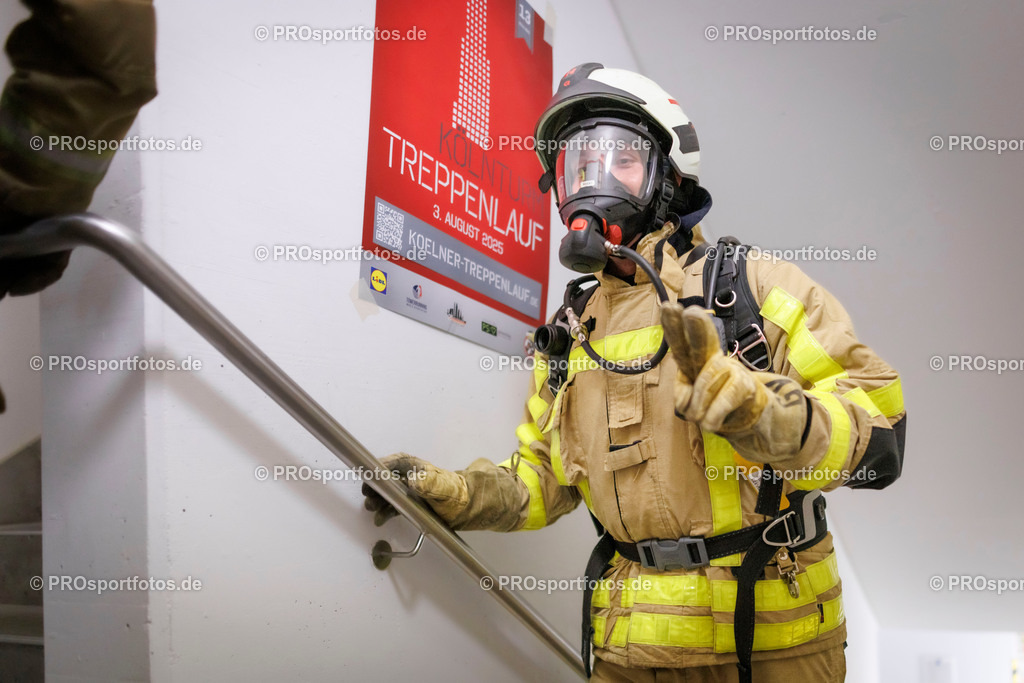 KölnTurm Treppenlauf; Köln, 03.08.2025 | Impressionen vom KölnTurm Treppenlauf am 03.08.2025 in Köln (Nordrhein-Westfalen). 
