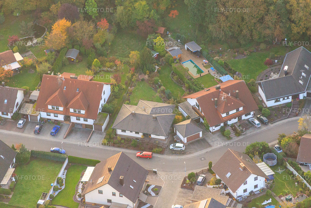 Luftbild: Südring x Pfarrer-Löser-Straße in Rülzheim im Bundesland Rheinland-Pfalz in Deutschland. Foto: IMG_60327.jpg vom 22.10.2013 durch Werner Riehm/FLY-FOTO.de