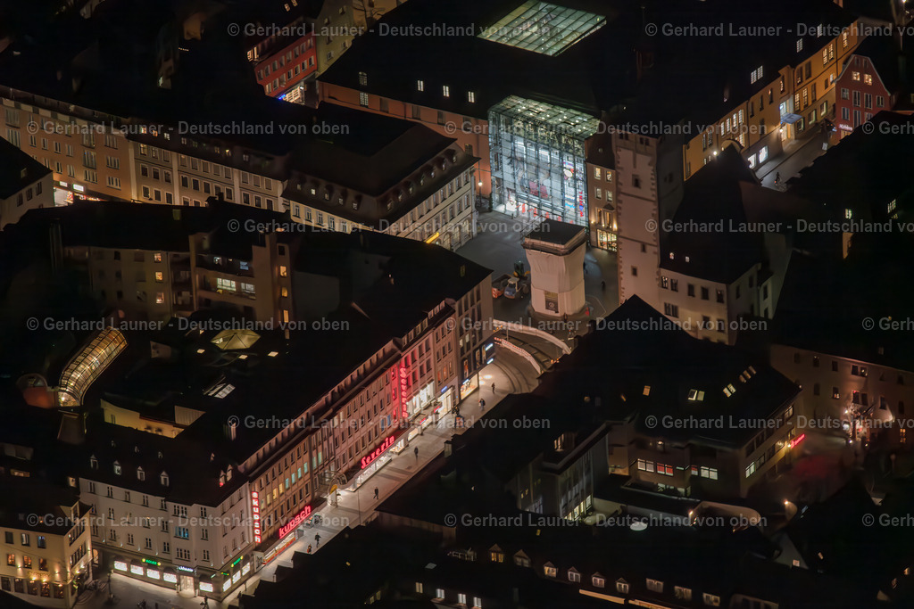 3901075 | Domstrasse, Rathaus, Wöhrl bei Nacht