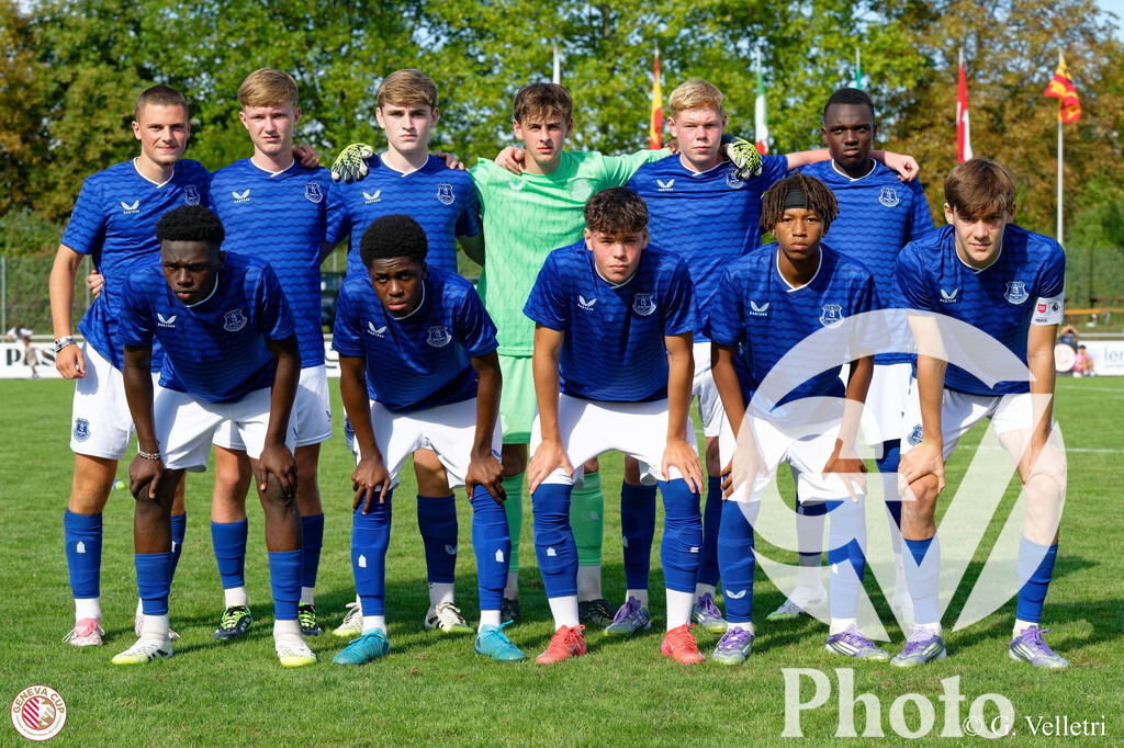GenevaCup Group Phase - FC Meyrin v Everton FC | during the GenevaCup Group Phase match between FC Meyrin and Everton FC at Stade des Arberes in Meyrin, Switzerland
