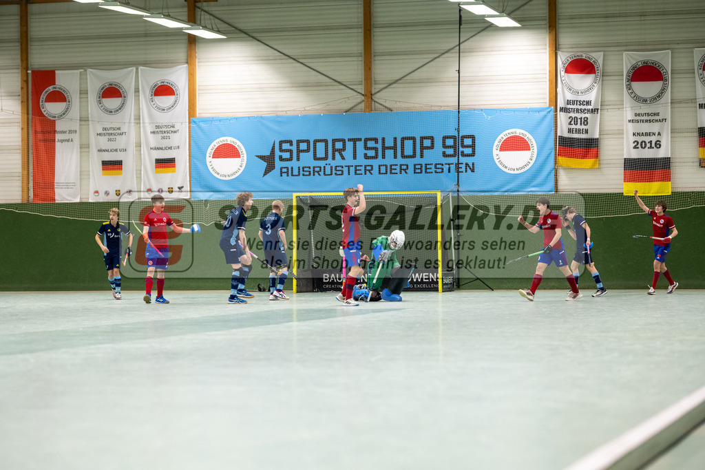 SFE_20230304_0022 | Deutsche Meisterschaft Männliche U16 Halle 2023 am 04.03.2023 in Köln (KTHC Stadion Rot-Weiss Köln Tennis and Hockey Club), Photo: Stephan Fehrmann 2022 (Sports-Gallery)