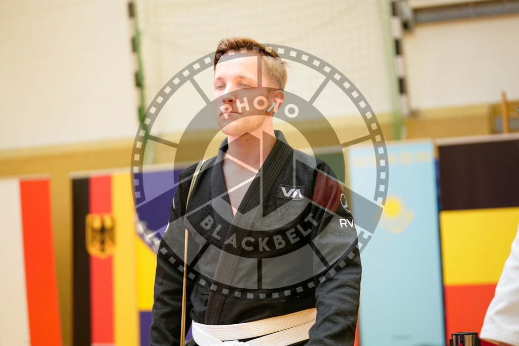 20240203PBB07591 | Fighters compete during the Brazilian Jiu-Jitsu Championship of the AJP Tour in Maintal by Frankfurt am Main, Germany, on February 2, 2024.