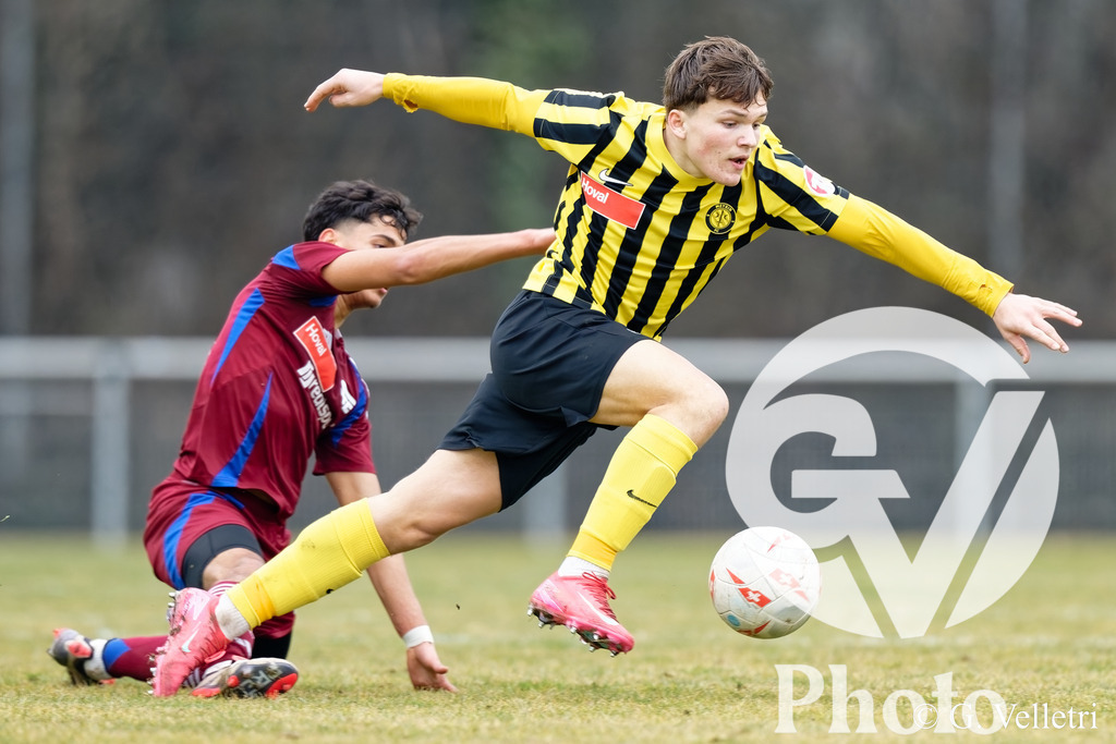 1ere Ligue Classic - Meyrin FC v Servette FC M-21 | during the 1ere Ligue Classic game between Meyrin FC and Servette FC M-21 at Stade des Arberes in Meyrin, Switzerland