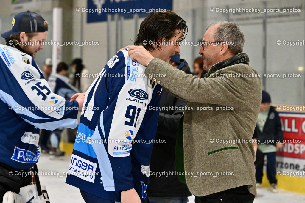 ESC Steindorf vs. EHC Althofen 8.3.2024 | ESC Steindorf vs. EHC Althofen 8.3.2024, ESC Steindorf vs. EHC Althofen Meisterfeier am 08.03.2024 in Steindorf (Ossiachersee Halle), Austria, (Photo by Bernd Stefan)