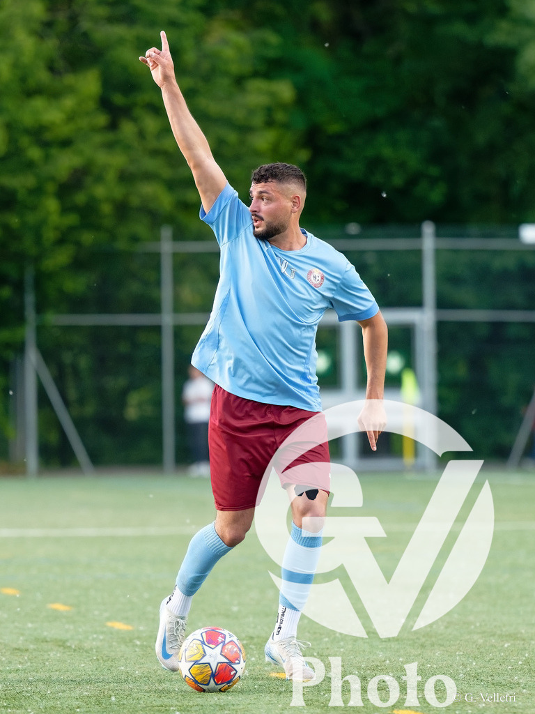 US Carouge II  v Viseu United  - 4eme ligue Groupe 3 | Geneva, Switzerland - May 20 : during the 4eme ligue Groupe 3  match between US Carouge II  and Viseu United  at Stade de la Fontenette  on May 20 , 2026 in Geneva, Switzerland.