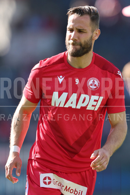 Grazer AK 1902 vs WSG Tirol – Austrian Bundesliga | Graz, Austria, 02.MAY.26 - SOCCER - ADMIRAL Bundesliga, Qualification Group, Grazer AK 1902 vs WSG Tirol. The image shows Daniel Maderner (GAK) during warm up.