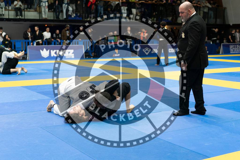 20240119PBB2766 | Fighters compete during the IBJJF European Championship in Paris, France, on January 19, 2024.