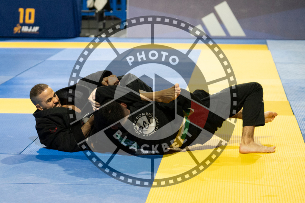 20240119PBB1020 | Fighters compete during the IBJJF European Championship in Paris, France, on January 19, 2024.