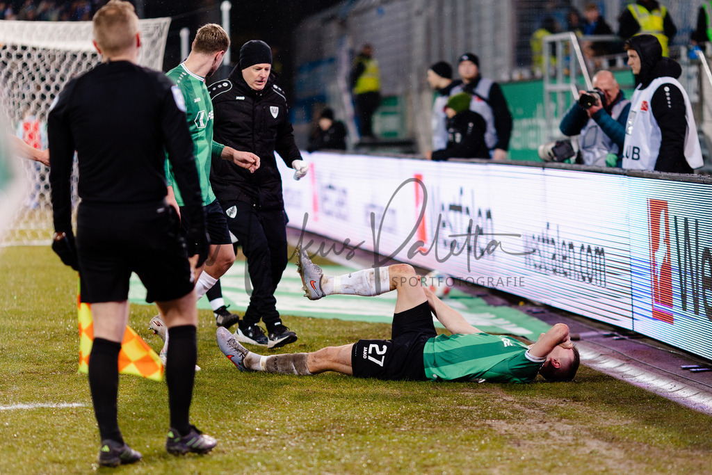 2. Bundesliga, Saison 2025/26, 21. Spieltag: SC Preußen Münster - VfL Bochum | Münster, 06.02.2026: 2. Bundesliga, 21. Spieltag, SC Preußen Münster gegen VfL Bochum im LVM-Preußenstadion in Münster. Foto: sportfotografie.ms | Markus Paletta - Realisiert mit Pictrs.com