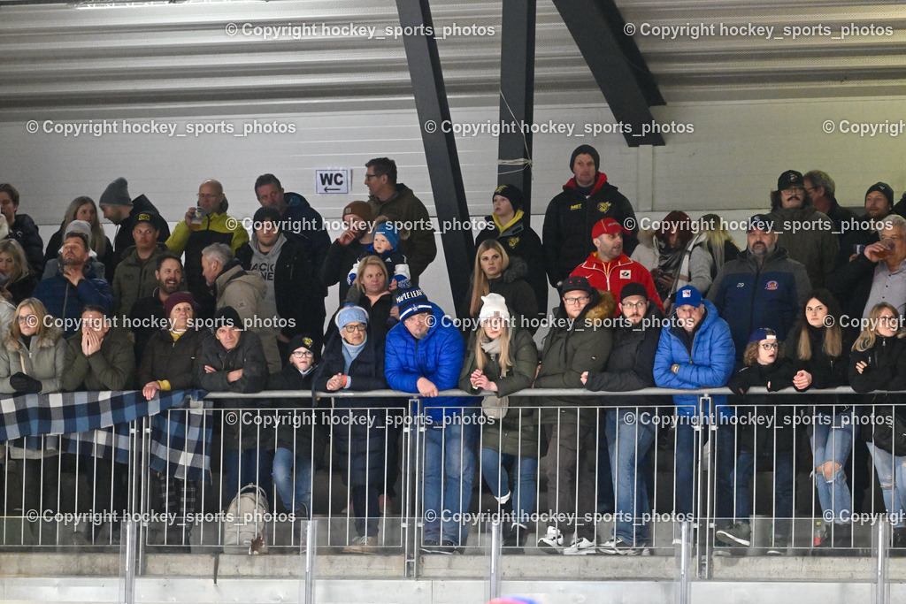 ESC Steindorf vs. EC Hornets Spittal 25.2.2024 | Besucher Ossiachersee halle, ESC Steindorf vs. EC Hornets Spittal 25.2.2024, ESC Steindorf vs. EC Hornets Spittal 25.2.2024 am 25.02.2024 in Steindorf (Ossiachersee Halle), Austria, (Photo by Bernd Stefan)