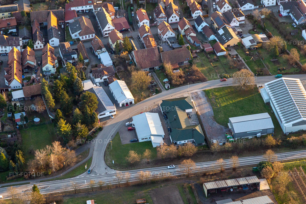 Luftbild: Wilhelm Orthopädie Schuhtechnik in Steinfeld im Bundesland Rheinland-Pfalz in Deutschland. Foto: IMG_130338.jpg vom 06.01.2022 durch Werner Riehm/FLY-FOTO.de