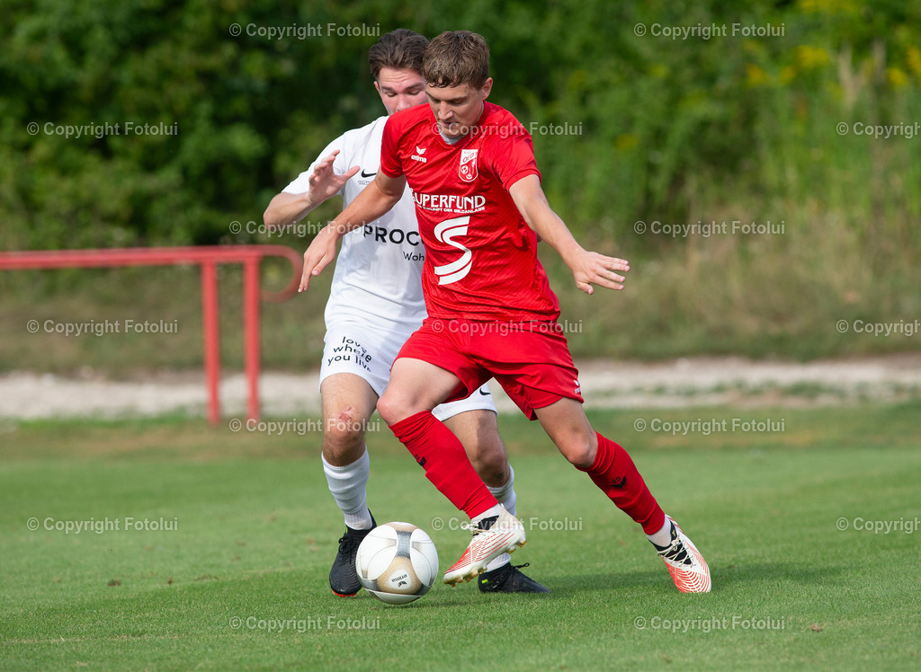 A_LUI_120822_11 | SPORT,FUSSBALL,LT1 OOE LIGA ASKOE OEDT-UNION PROCON DIETACH 12.08.2022 IM BILD:  MARTIN LINDAK (OEDT) UND KEVIN BRANDNER  (DIETACH) FOTO:FOTOLUI