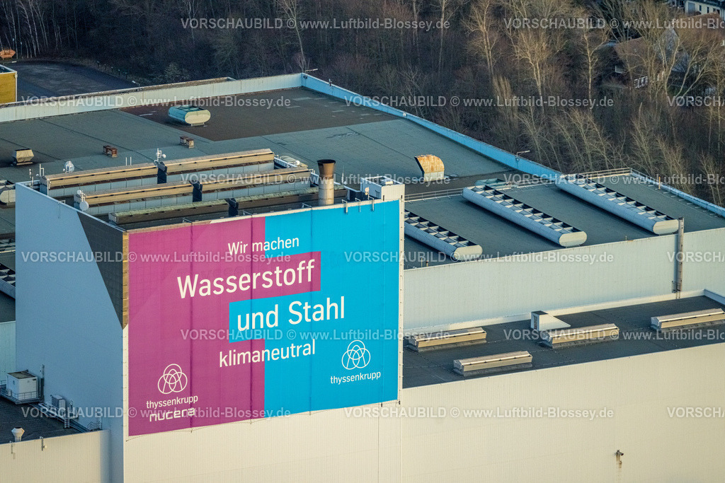 Bochum230101956Wattenscheid | Luftbild, Werksgelände thyssenkrupp Steel Europe AG Werk Bochum an der Autobahn A40, Kruppwerke, Wattenscheid, Bochum, Ruhrgebiet, Nordrhein-Westfalen, Deutschland