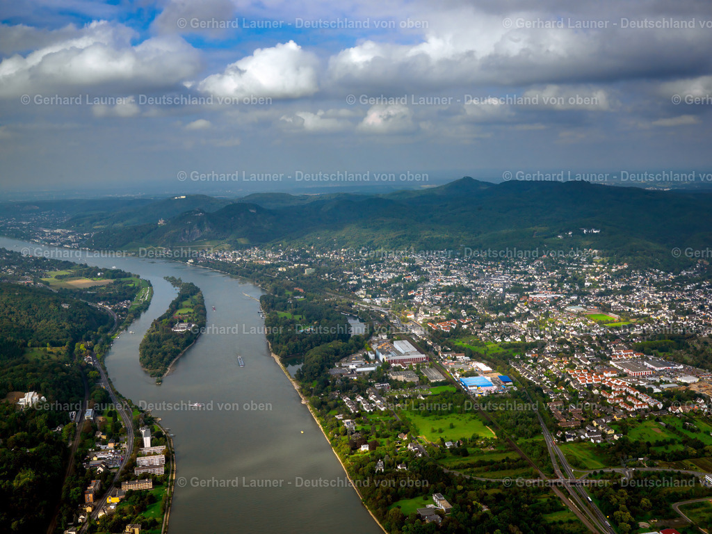 2708096 | Bad Honnef in Nordrhein-Westfalen im Rhein-Sieg-Kreis, Rhein bei Königswinter und Nationalpark Siebengebirge