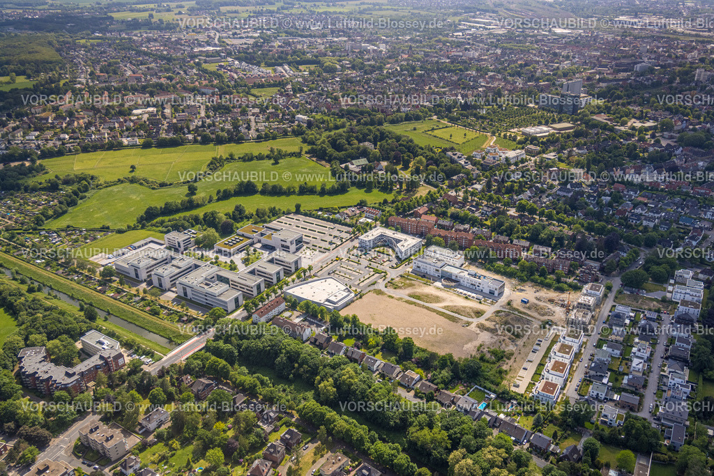 Hamm220504356 | Luftbild, Hochschule Hamm-Lippstadt und Baustelle SCI:Q Science Quarter Paracelsuspark, Campusliving, Wohnanlage Paracelsuskarree, Mitte, Hamm, Ruhrgebiet, Nordrhein-Westfalen, Deutschland