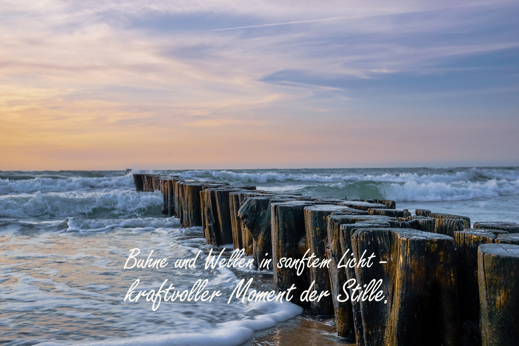 Meer Kalender 2026 - Ostseemotiv mit Text | Gestalten Sie Ihr Zuhause mit einzigartigen Bildern von Ostsee u. Nordsee – als Leinwandbild, Acryl, Alu-Dibond oder FineArt Hahnemühle, individuell anpassbar.