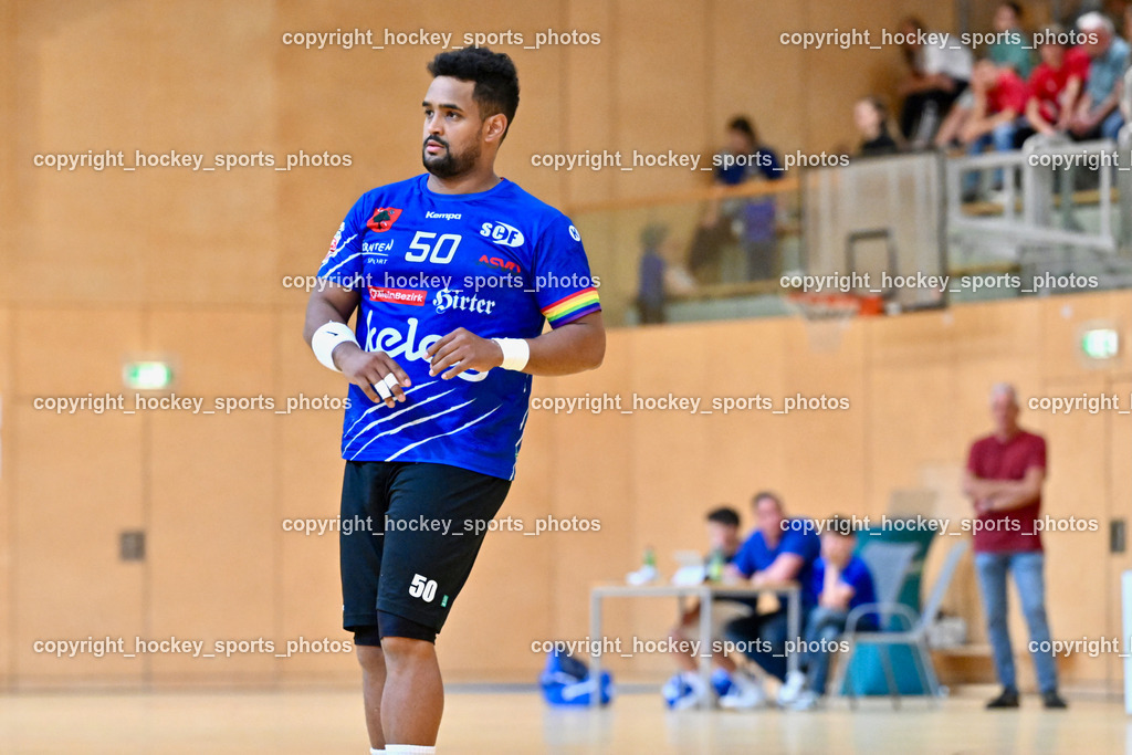 SC Ferlach vs. HSG Holding Graz | #50 GONZALEZ-MARTINEZ Adonis SC Ferlach, SC Ferlach vs. HSG Holding Graz, SC Ferlach vs. HSG Holding Graz am 24.05.2025 in Ferlach (Ballspielhalle Ferlach), Austria, (Photo by Bernd Stefan)
